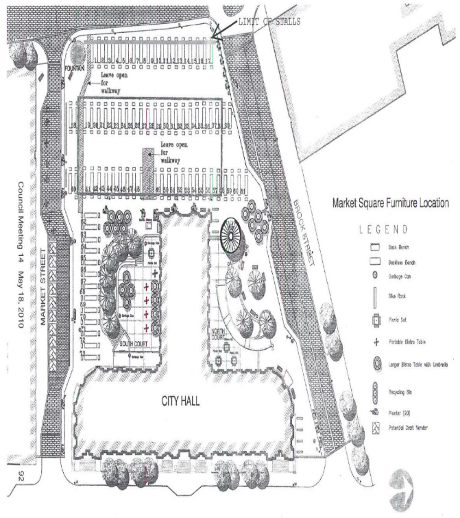 Second map layout of market square