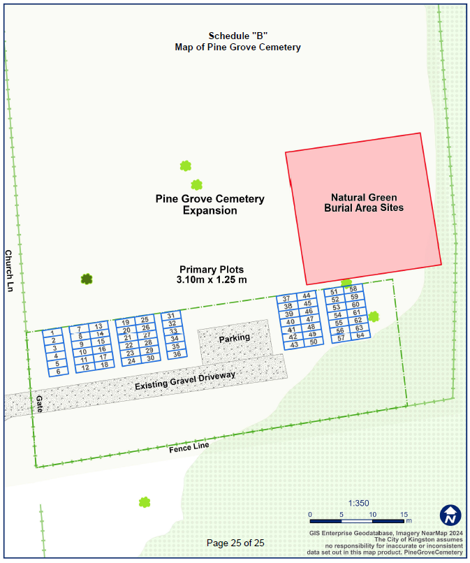 Map of Pine Grove Cemetery