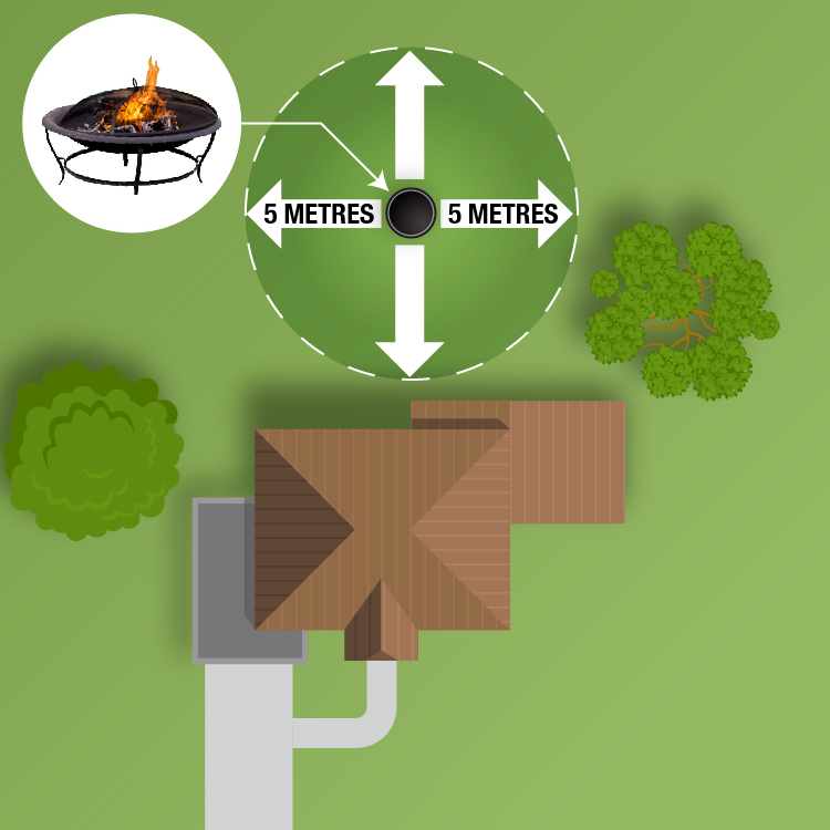 House illustration appliance fire