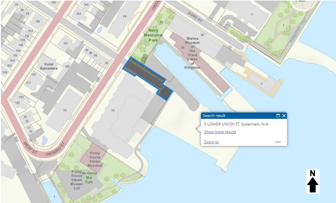 Map highlighting location of 5 Lower Union Street, Sydenham